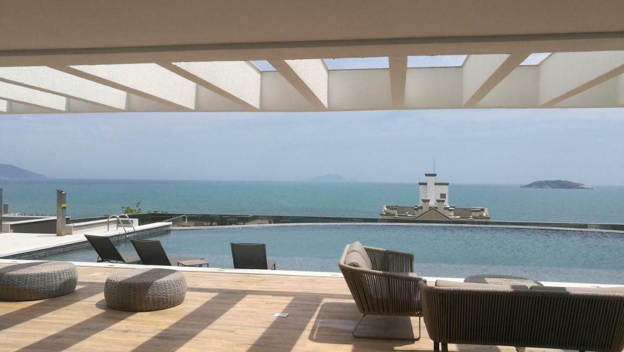 EA - Apto com vista do mar na Praia dos Ingleses, Florianópolis, SC Florianopolis Exterior foto