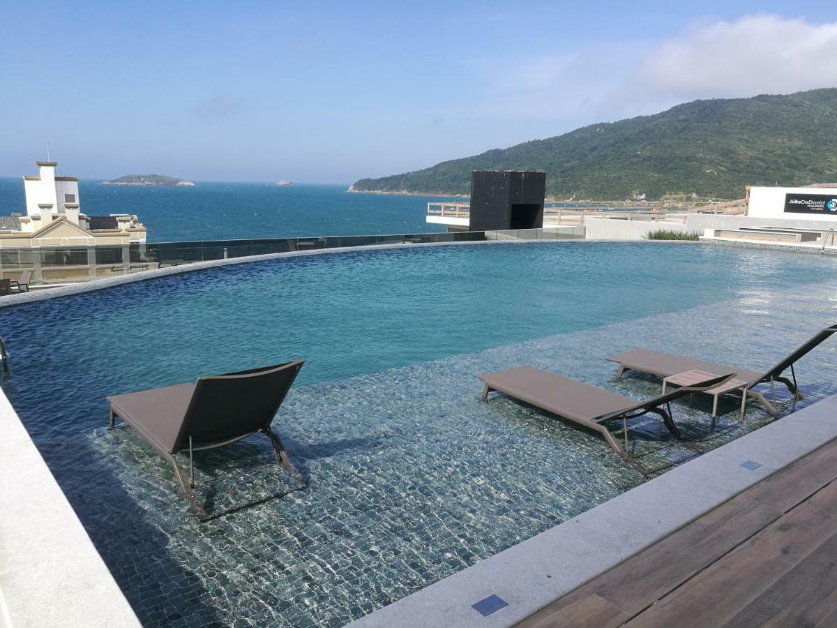 EA - Apto com vista do mar na Praia dos Ingleses, Florianópolis, SC Florianopolis Exterior foto